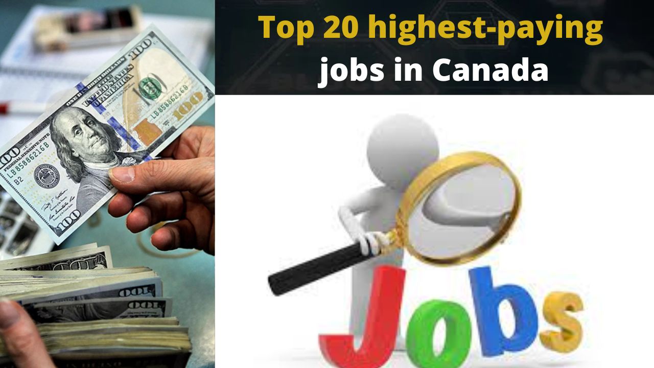 Top 20 highest-paying jobs in Canada